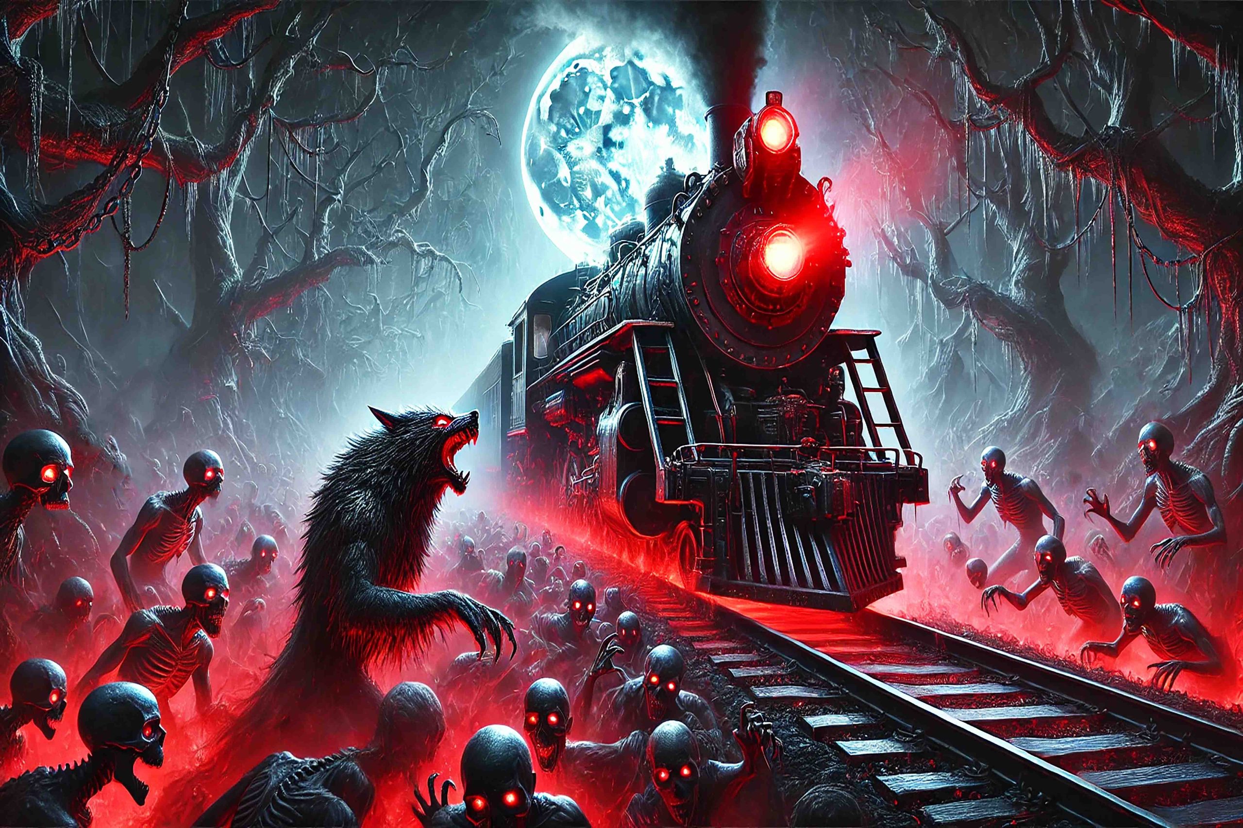 DEVILS TRAIN Fantasy Art Prints