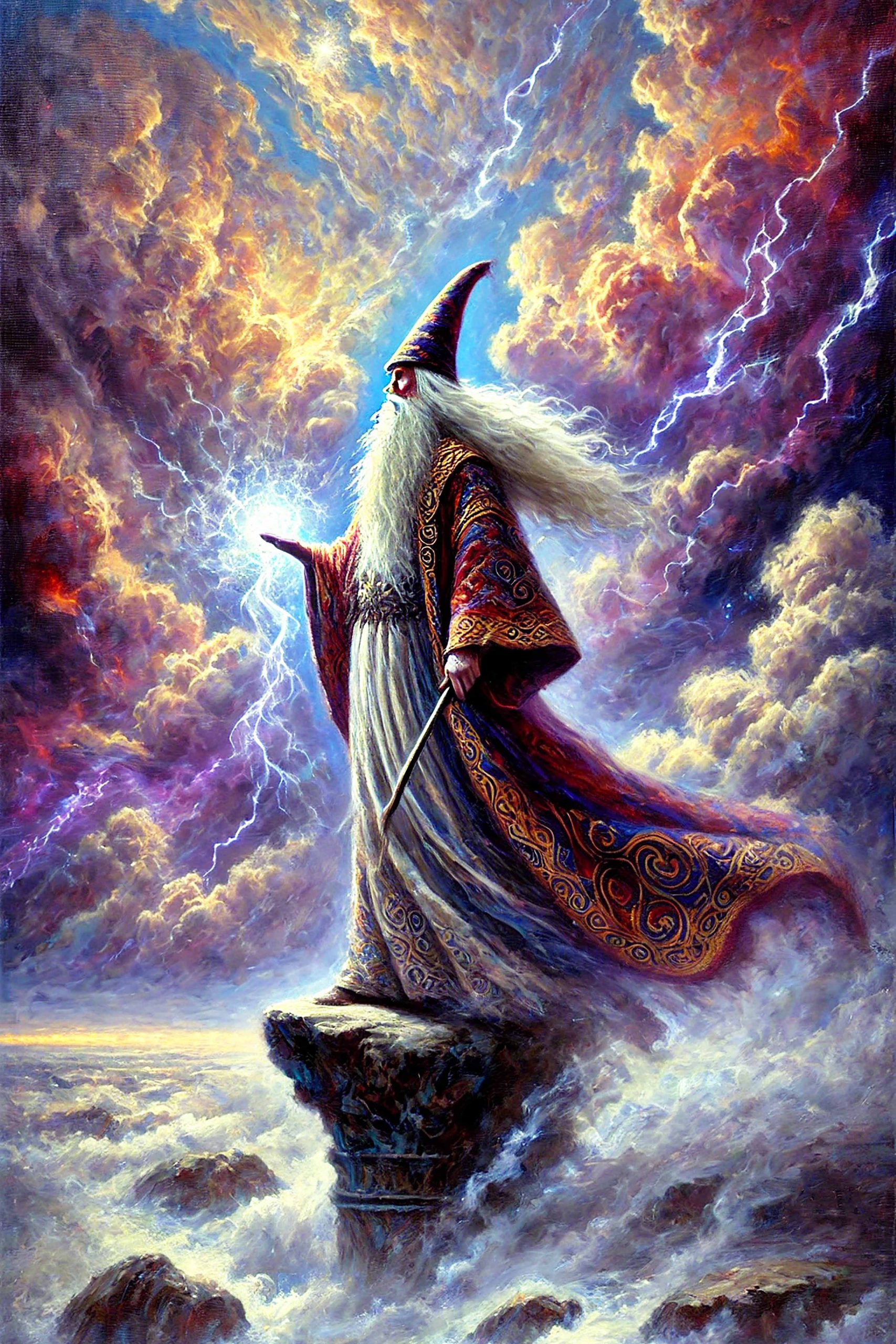 THE WIZARD - Fantasy Art Prints