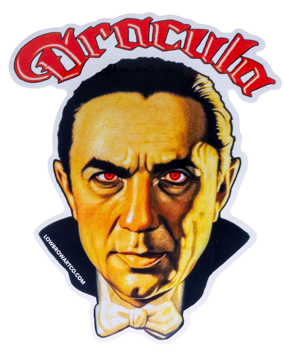 DRACULA MOVIE POSTER STICKER