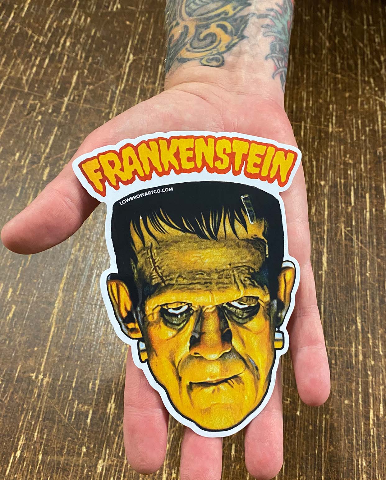 FRANKENSTEIN MOVIE POSTER STICKER - Image 2