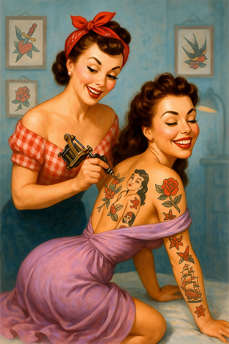 TATTOO CUTIES - Art Prints