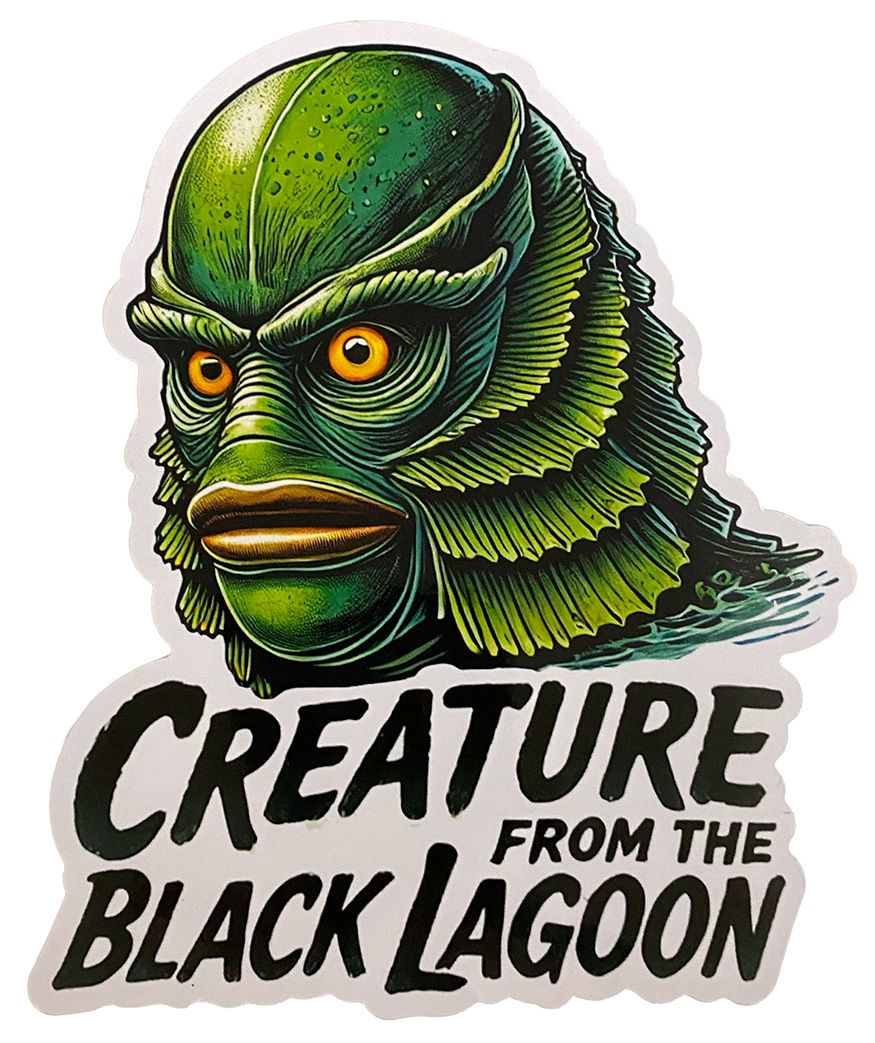 CREATURE FROM THE BLACK LAGOON - STICKER