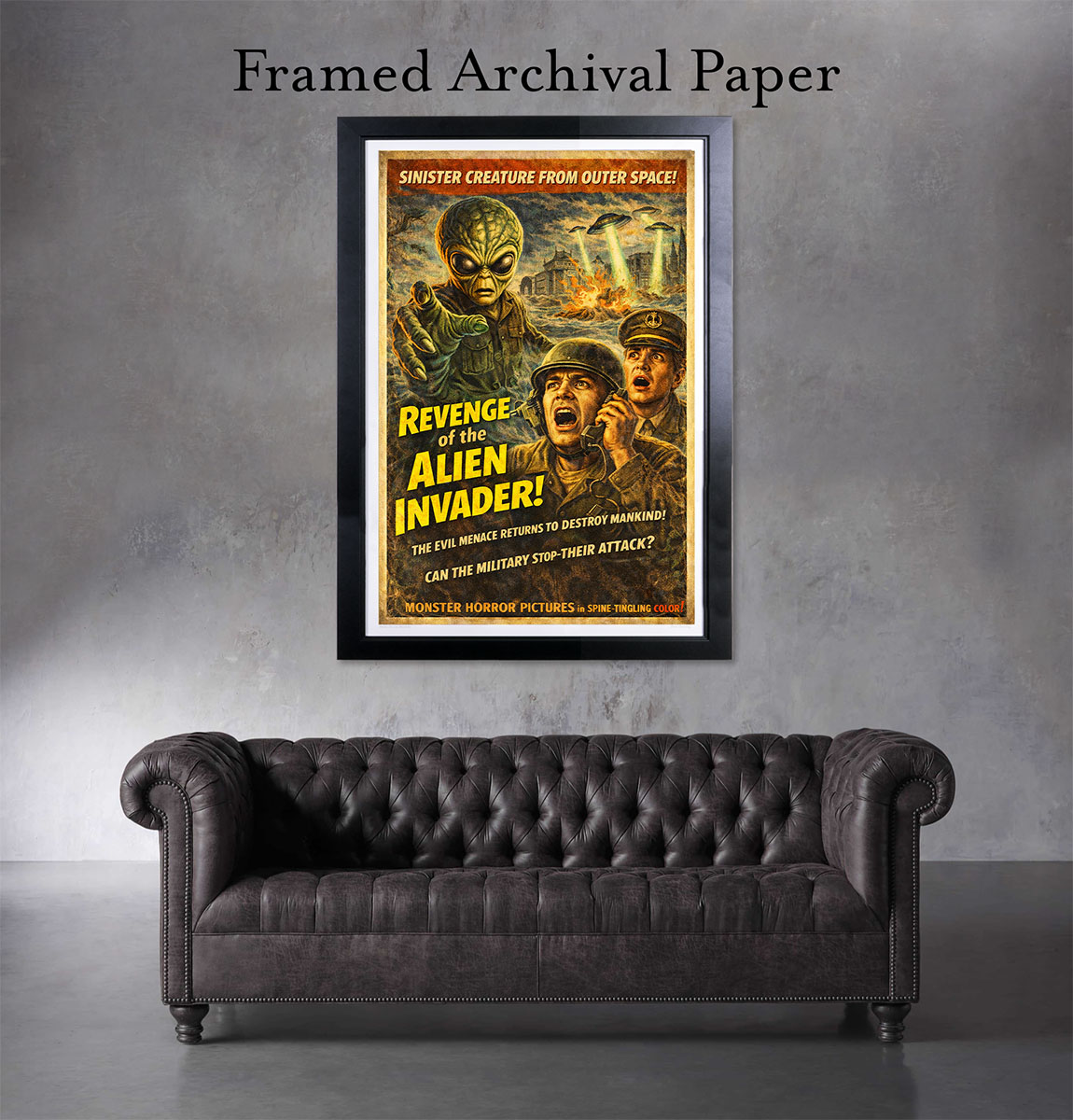 ALIEN INVADER - Horror Movie Art Prints - Image 4