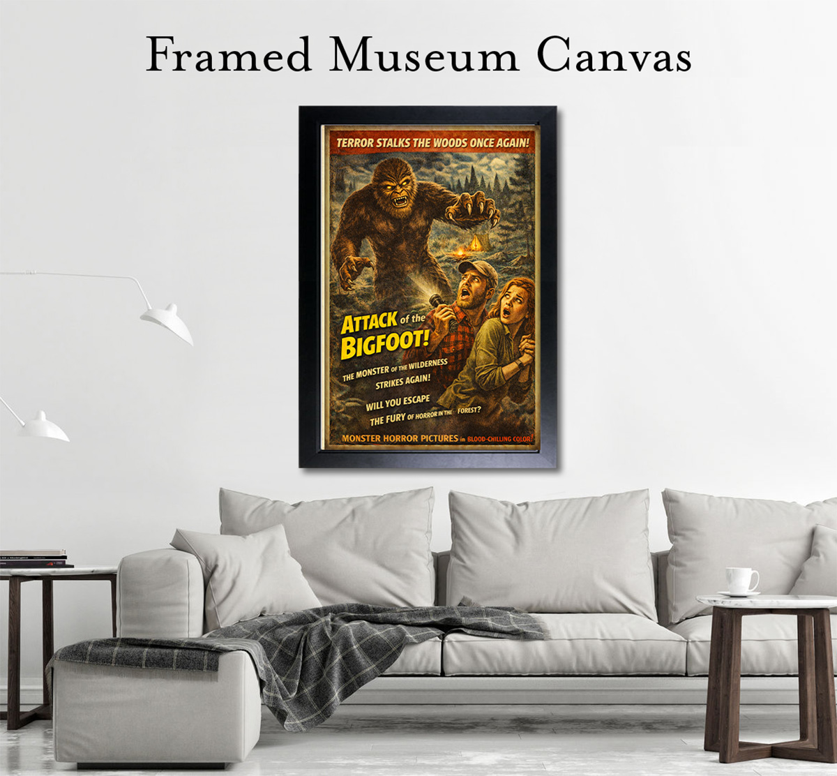 ATTACK OF THE BIG FOOT - Horror Movie Art Prints - Image 5