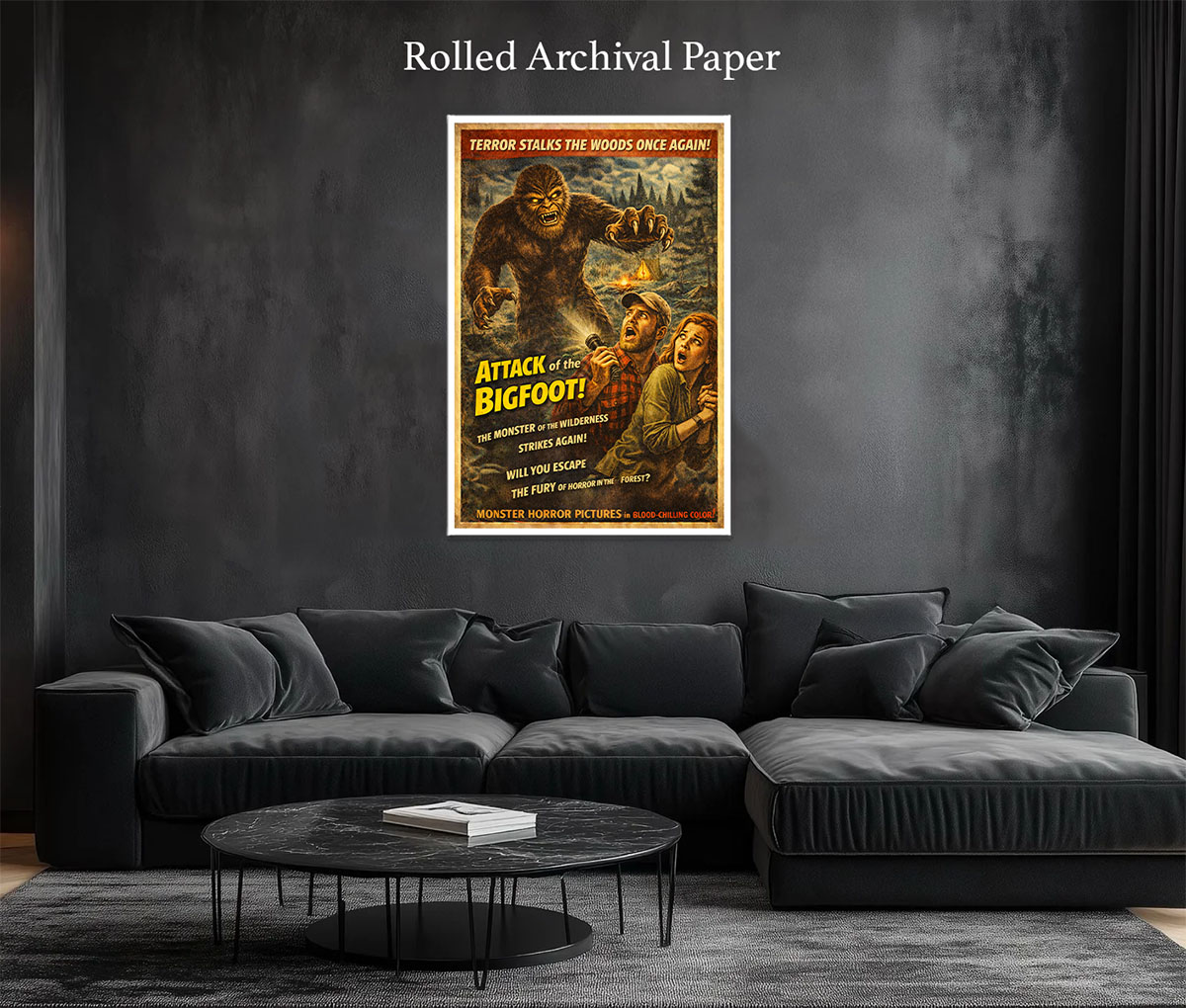 ATTACK OF THE BIG FOOT - Horror Movie Art Prints - Image 2