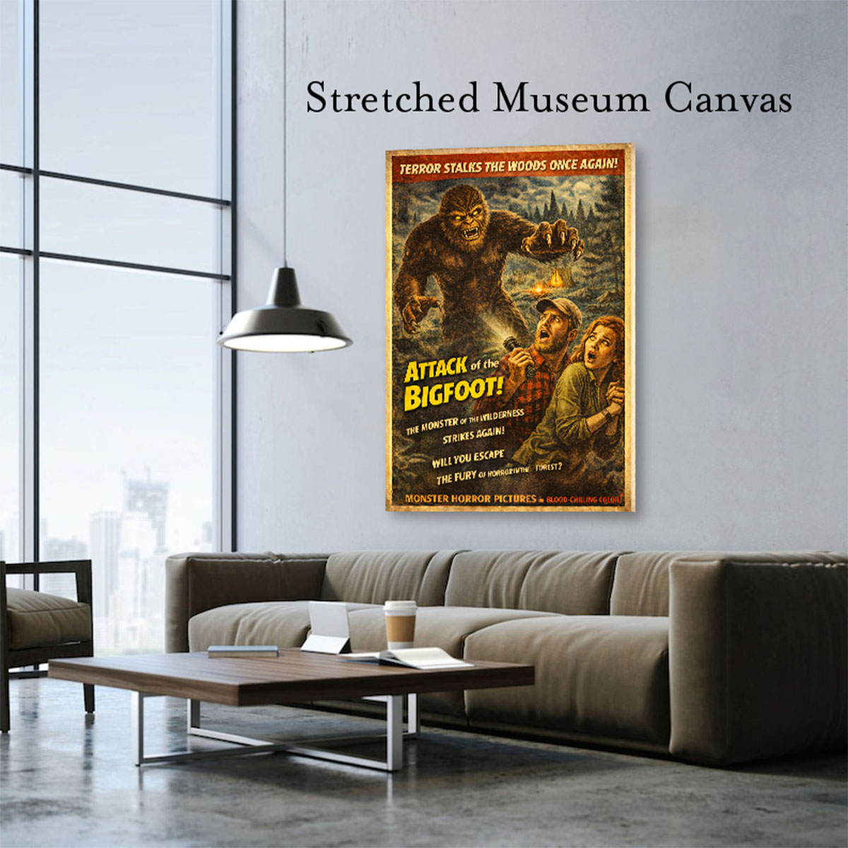 ATTACK OF THE BIG FOOT - Horror Movie Art Prints - Image 3