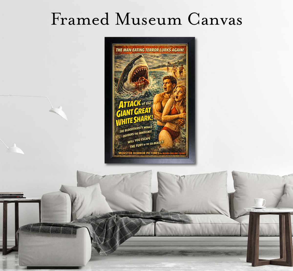 MAN EATING TERROR - Horror Movie Art Prints - Image 5