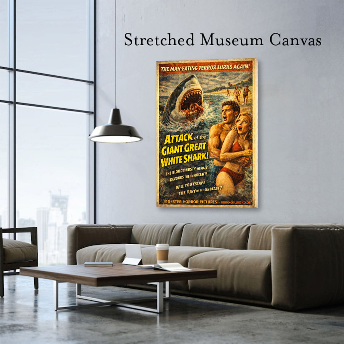 MAN EATING TERROR - Horror Movie Art Prints - Image 3