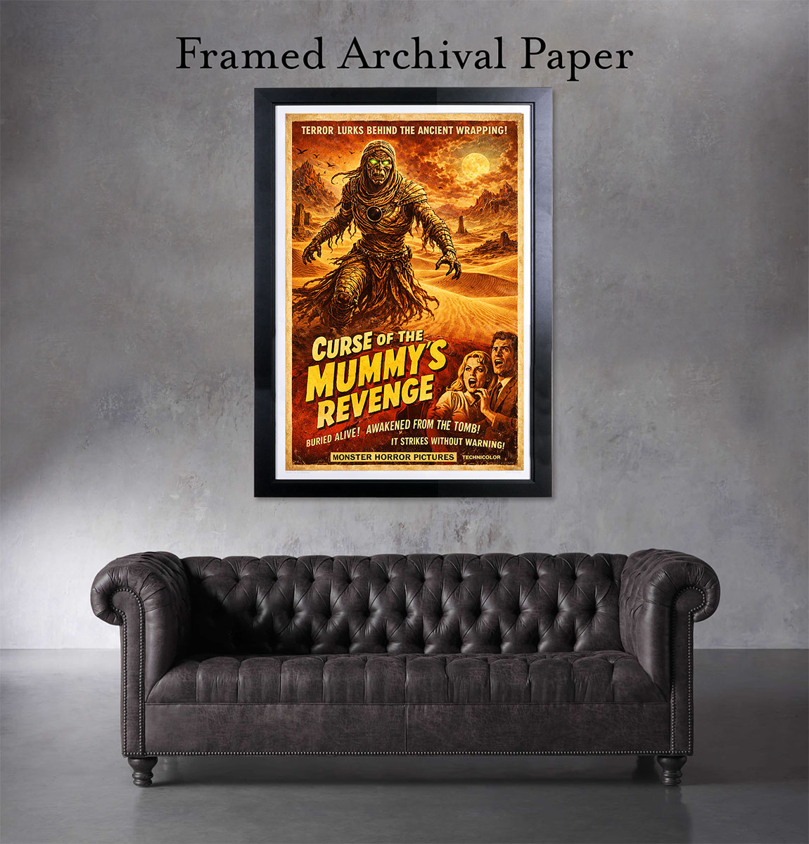MUMMYS REVENGE - Horror Movie Art Prints - Image 4