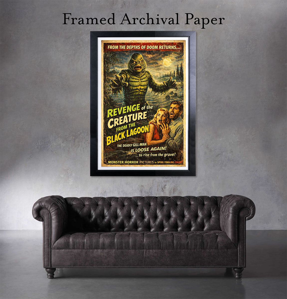 REVENGE OF THE CREATURE - Horror Movie Art Prints - Image 4