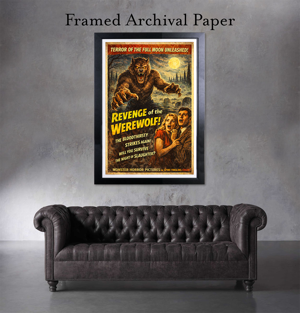 REVENGE OF THE WEREWOLF - Horror Movie Art Prints - Image 4