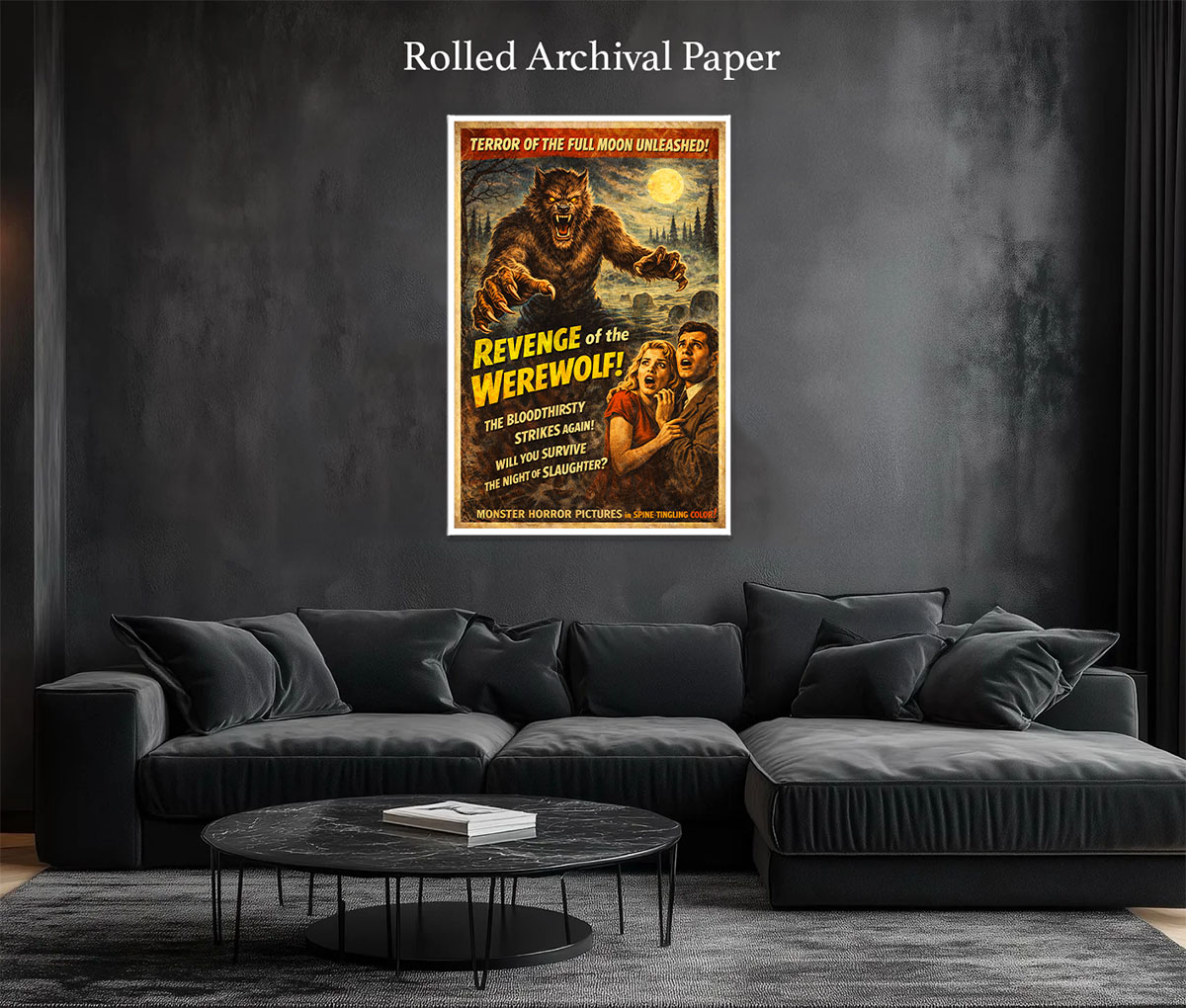 REVENGE OF THE WEREWOLF - Horror Movie Art Prints - Image 2