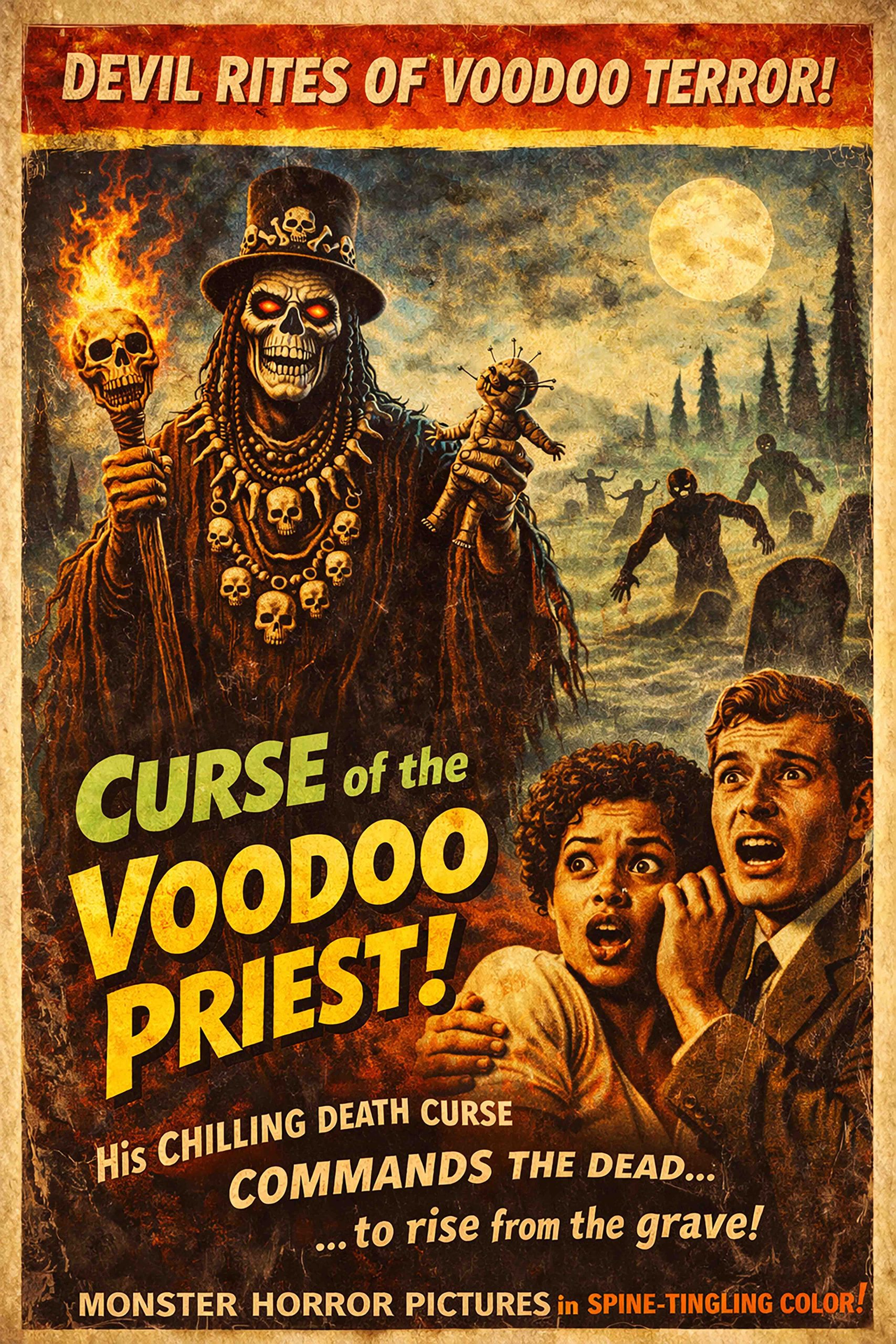 VOODOO TERROR - Horror Movie Art Prints